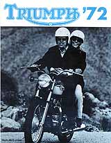 1972 Triumph motorcycle brochure style 2