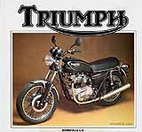 1984 Triumph motorcycle Harris brochure